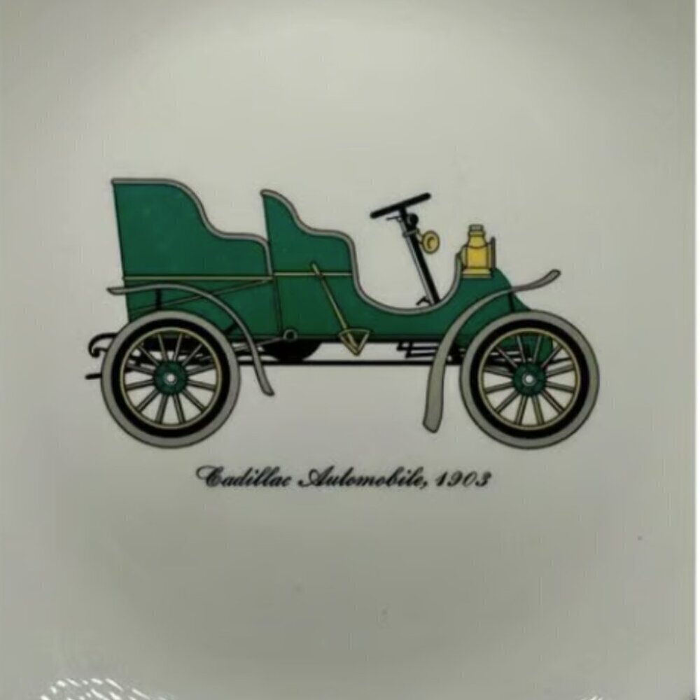 VTG Debutante Homer Laughlin Cadillac Automobile 1903 Plate​​​​​ - Picture 2 of 4